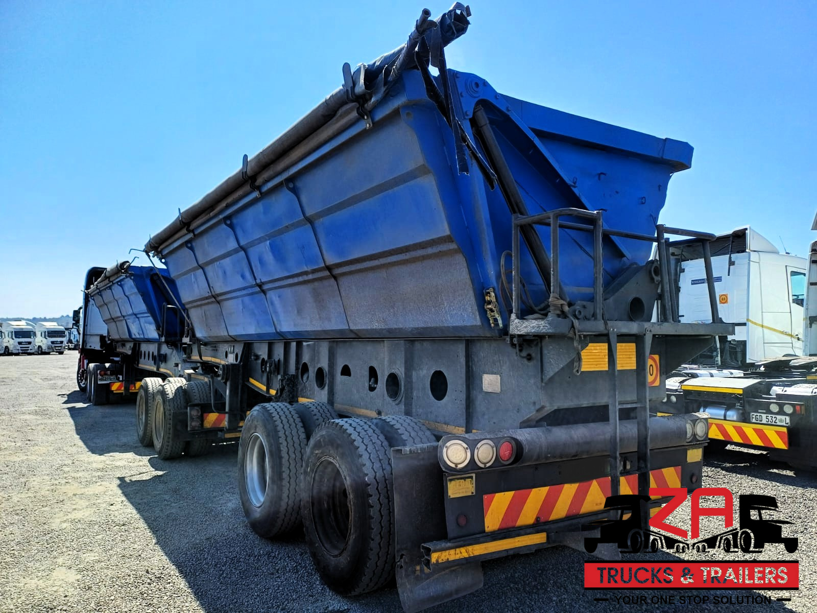 2013 AFRIT 45 CUBE SIDE TIPPER TRAILER #53223
